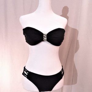 White House Black Market Strapless Bikini Swim Top